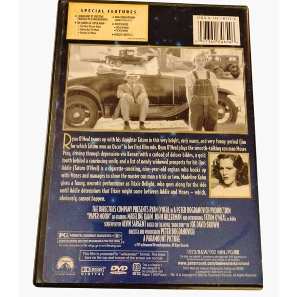 Paper Moon DVD Widescreen Collection Special Features 1973 - Picture 2 of 6